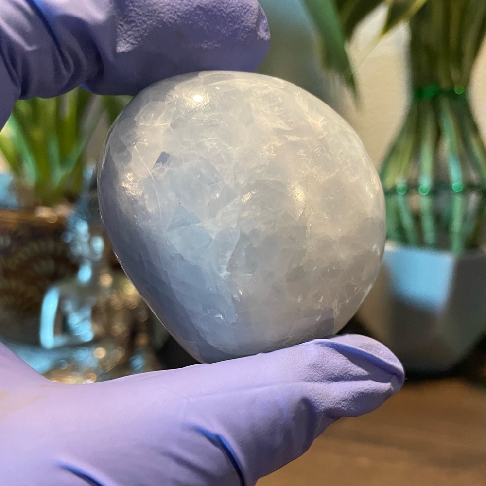 Blue Calcite Palm - Picture 7 of 8